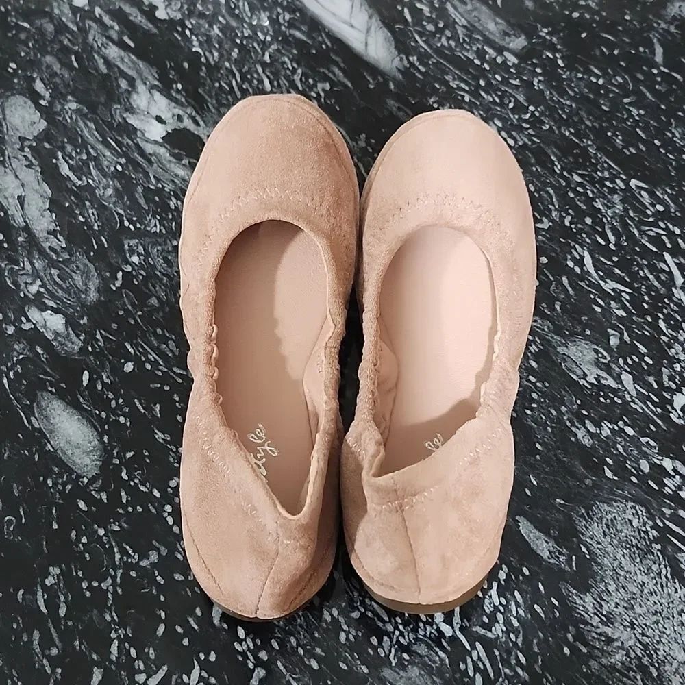 BRAND NEW HERSTYLE WOMEN'S BALLET FLATS SOFT ROUND TOE COMFORTABLE FLAT SHOES - Picture 5 of 14